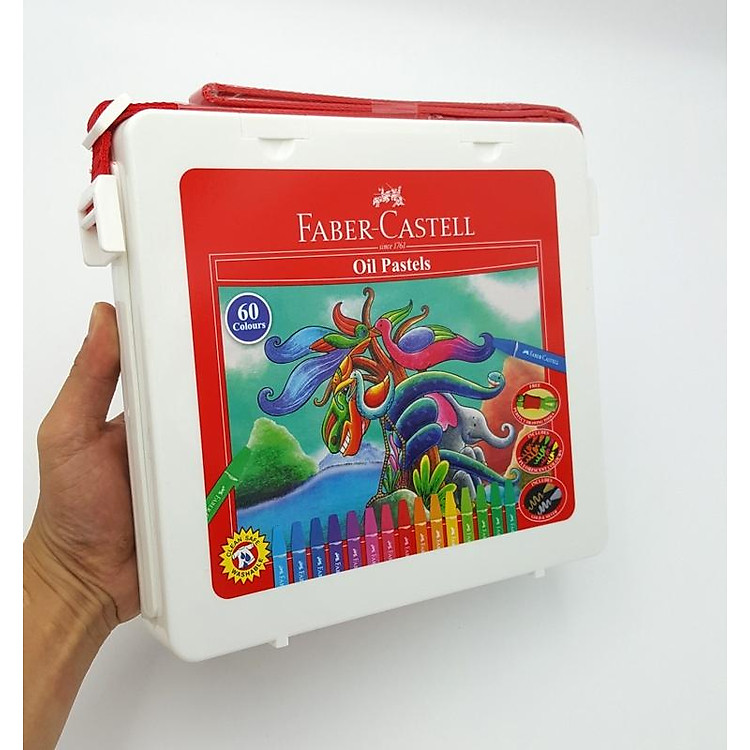 Bút Sáp Dầu Faber Castell 120100 (60 màu) - Ảnh 2