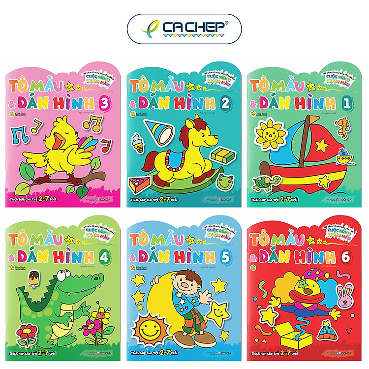 Bộ Tô Màu Và Dán Hình - Cuộc Sống Muôn Màu (Tập 3) - Ảnh 2