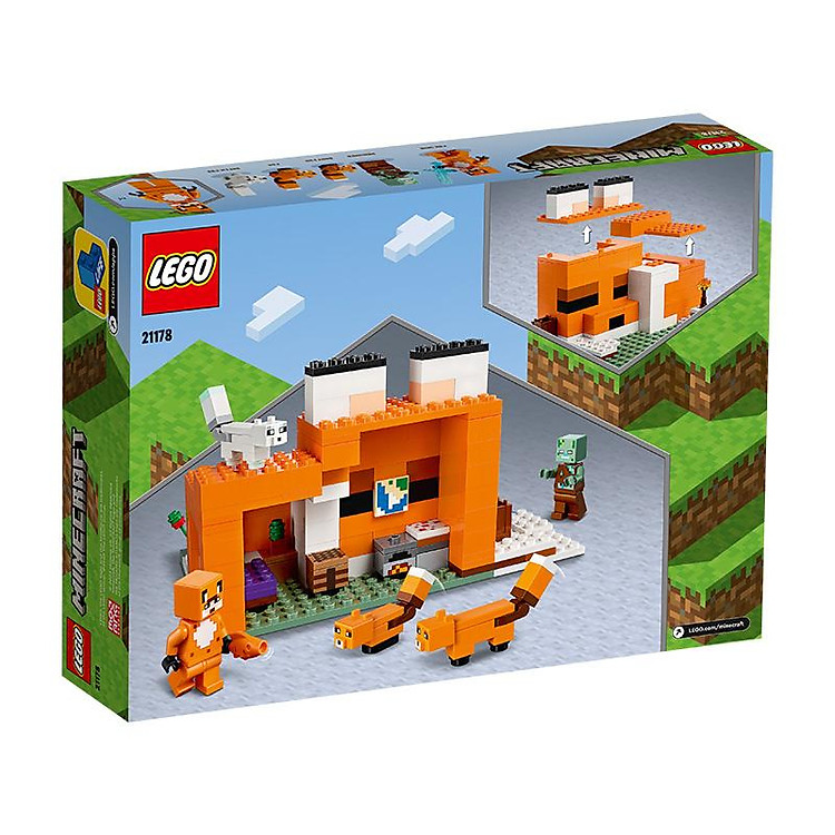 Mua LEGO MINECRAFT Ngôi Nhà Cáo 21178 Chính hãng Giá tốt - Hình ảnh 3