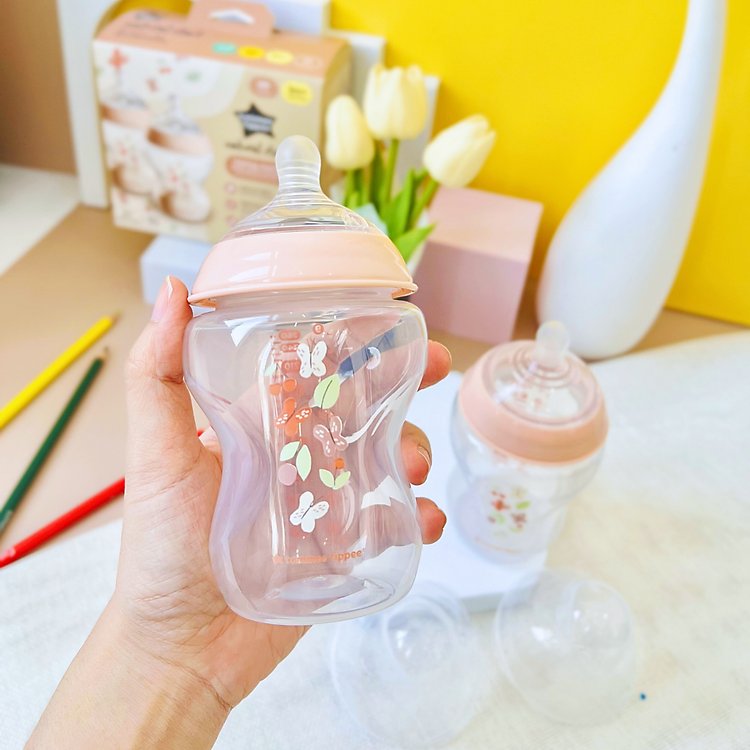 Mua Bình Sữa PP Tommee Tippee 260ml Hồng Đảm bảo Giá tốt - Hình ảnh 4
