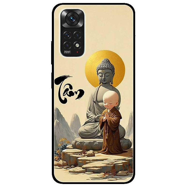 Ốp lưng Redmi Note 11 - 11s 4G - 11 5G - 11 Pro Quốc Tế - 11 Pro Xách Tay - Chú Tiểu Tâm Nâu - Hàng Chính Hãng