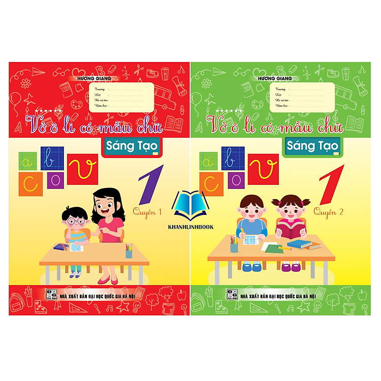 Vở Ô Li Có Mẫu Chữ Sáng Tạo (Tập 1)