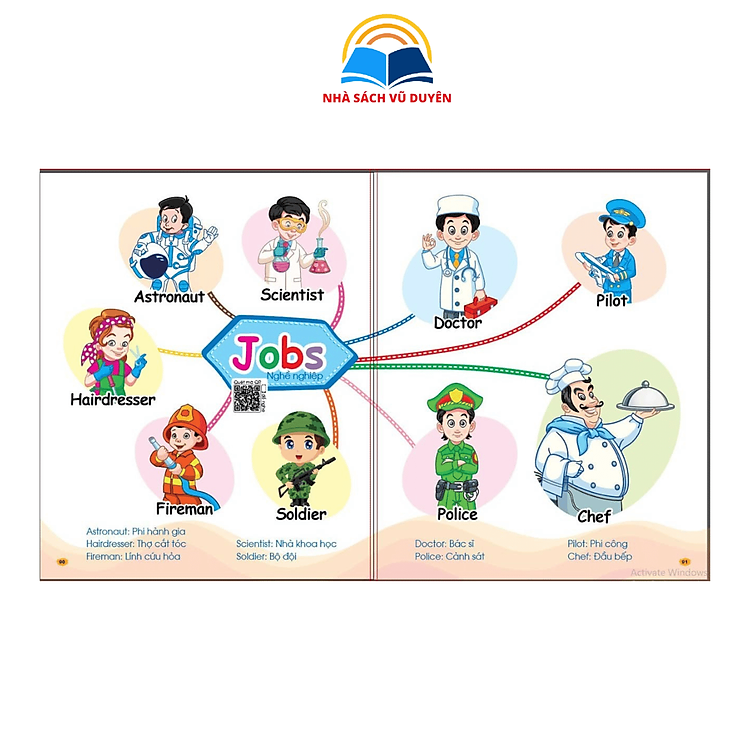 Bé Chinh Phục Từ Vựng Tiếng Anh - Theo Sơ Đồ Tư Duy Mind Map (Phiên Bản Mới) - Ảnh 4