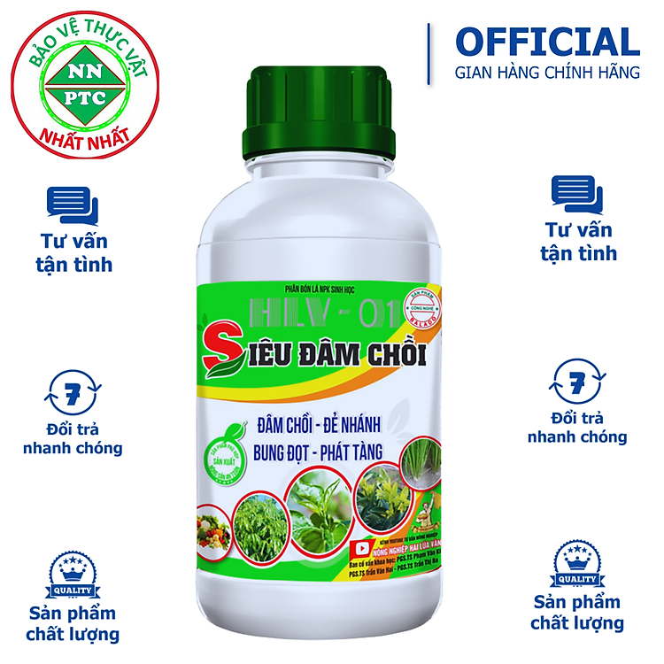 PHÂN BÓN LÁ SIÊU ĐÂM CHỒI