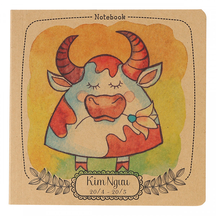 Sổ Notebook Minh Long - 12 Cung Hoàng Đạo - Kim Ngưu