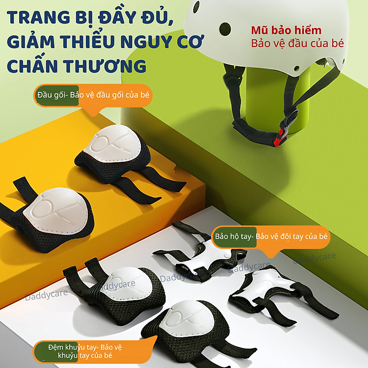 Mũ và bảo hộ tay chân cho bé Chính hãng Giá rẻ - Hình ảnh 4