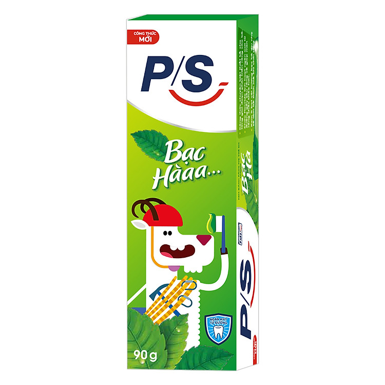 Kem Đánh Răng Trẻ Em P/S - Bạc Hà Dịu Nhẹ (90g)