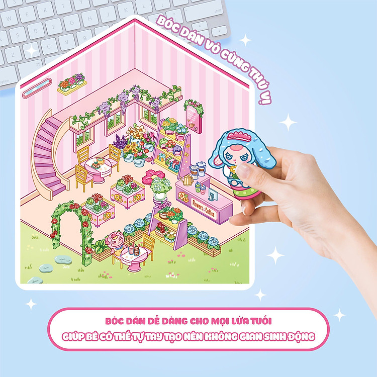 Bóc Dán 3D - Tiệm Hoa Baby Three - Ảnh 7