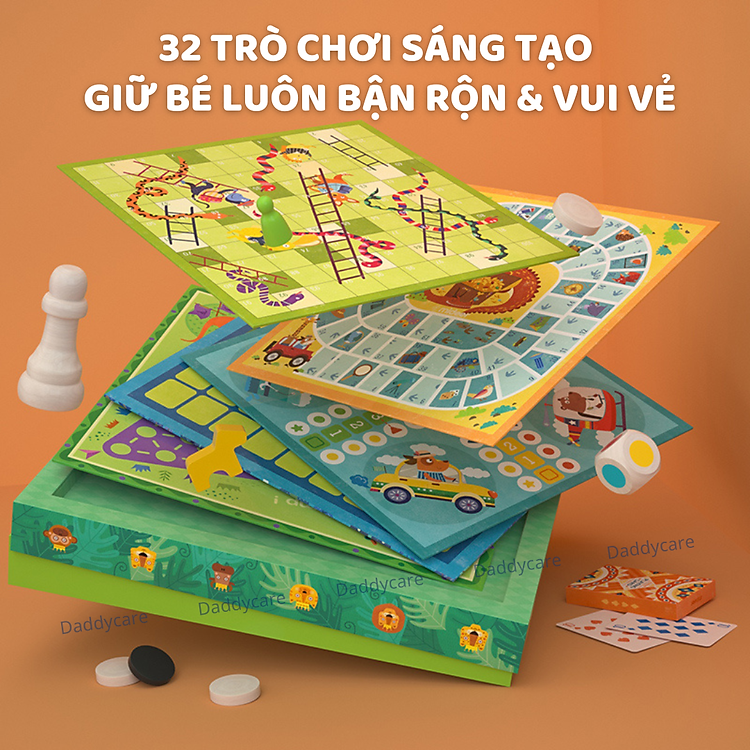 Board Game Mideer 32 In 1 cho bé Chính hãng Giá rẻ - Hình ảnh 5