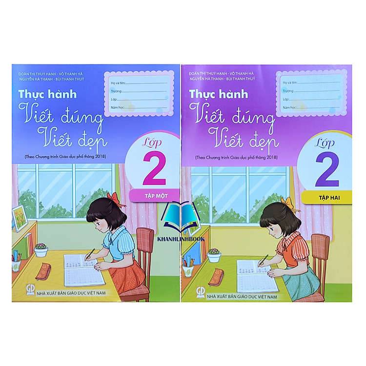 Combo Thực Hành Viết Đúng Viết Đẹp (Tập 1 + 2) (biên soạn theo chương trình GDPT 2018)