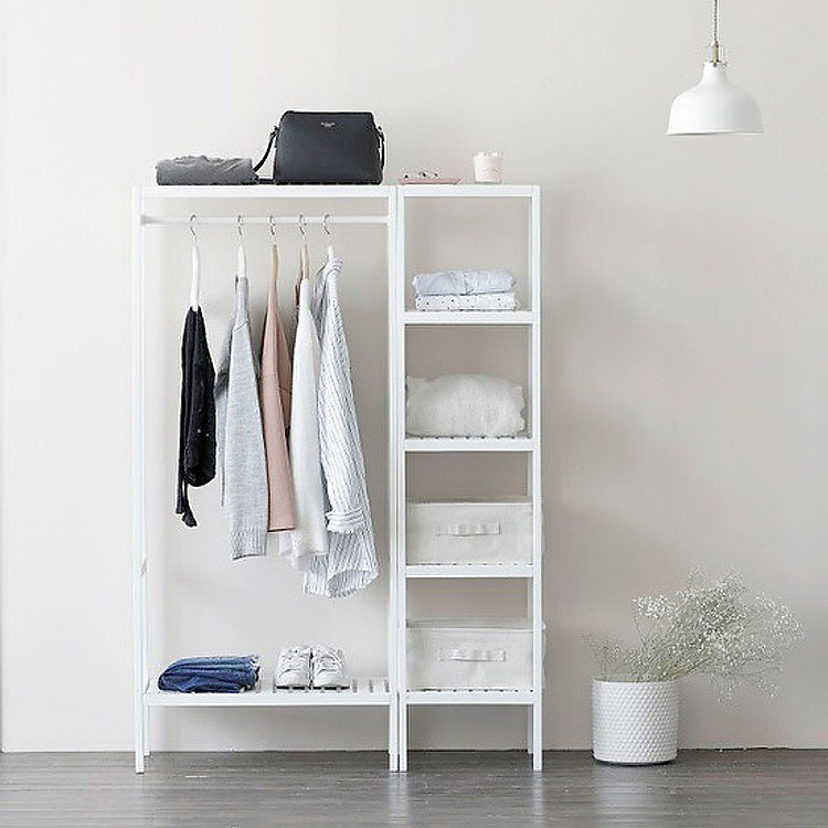 Kệ Treo Quần Áo Khung Gỗ Thông 2 Ngăn OCHU - Double Hanger