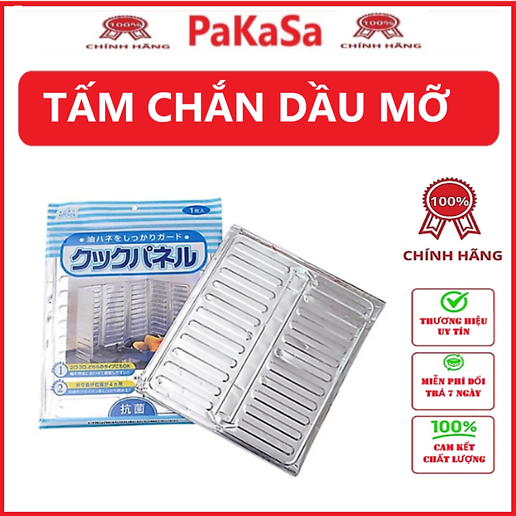 Tấm Chắn Văng Dầu Mỡ Cho Nhà Bếp - Hàng chính hãng