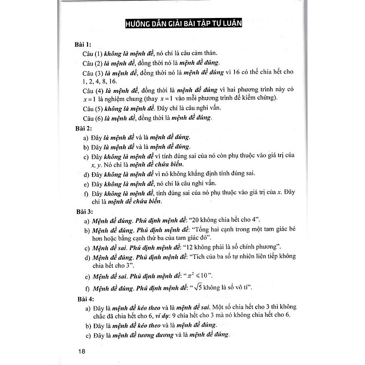 Tham Khảo Toán 10 - Biên Soạn Theo Chương Trình GDPT Mới - Quyển 1 - Ảnh 4