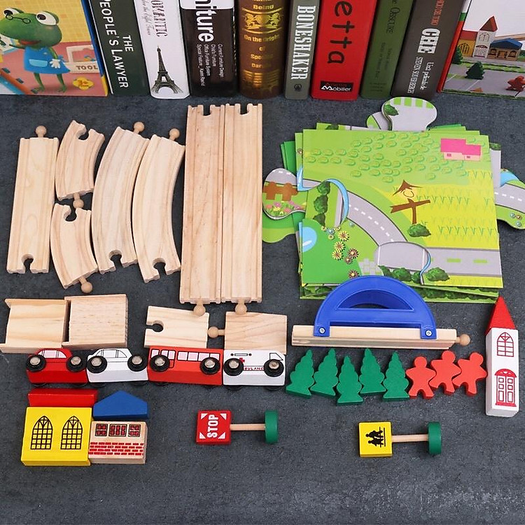 Đồ chơi xếp hình giao thông 40 chi tiết Chính hãng Giá tốt - Hình ảnh 2