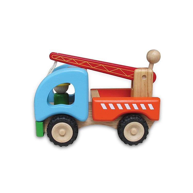 Đồ chơi gỗ Xe cần cẩu Winwintoys Chính hãng Giá rẻ - Hình ảnh 3