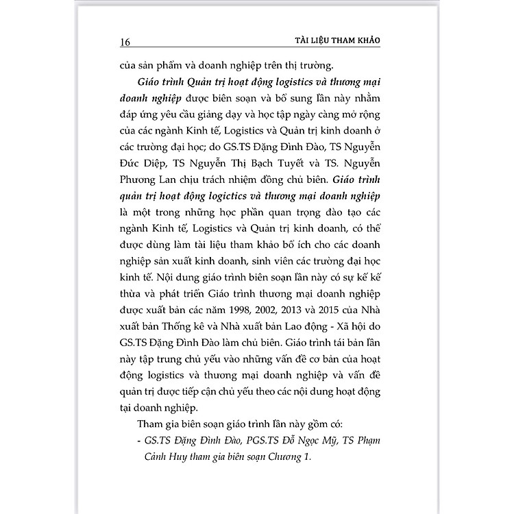 Giáo trình Quản trị hoạt động Logistics và thương mại doanh nghiệp (Tập 14) - Ảnh 3