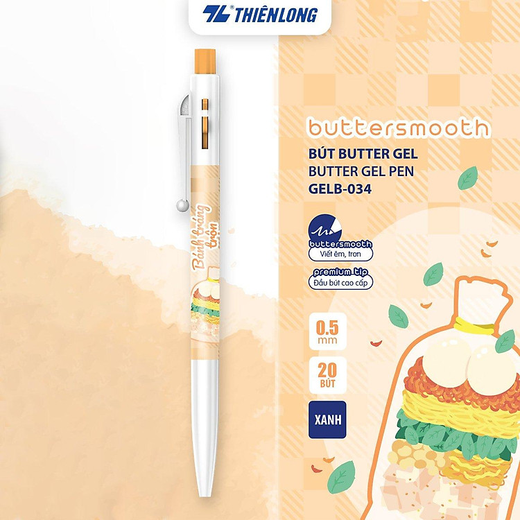 Bộ Bút Gel Thiên Long GELB-034 (5 chiếc) - Ảnh 3