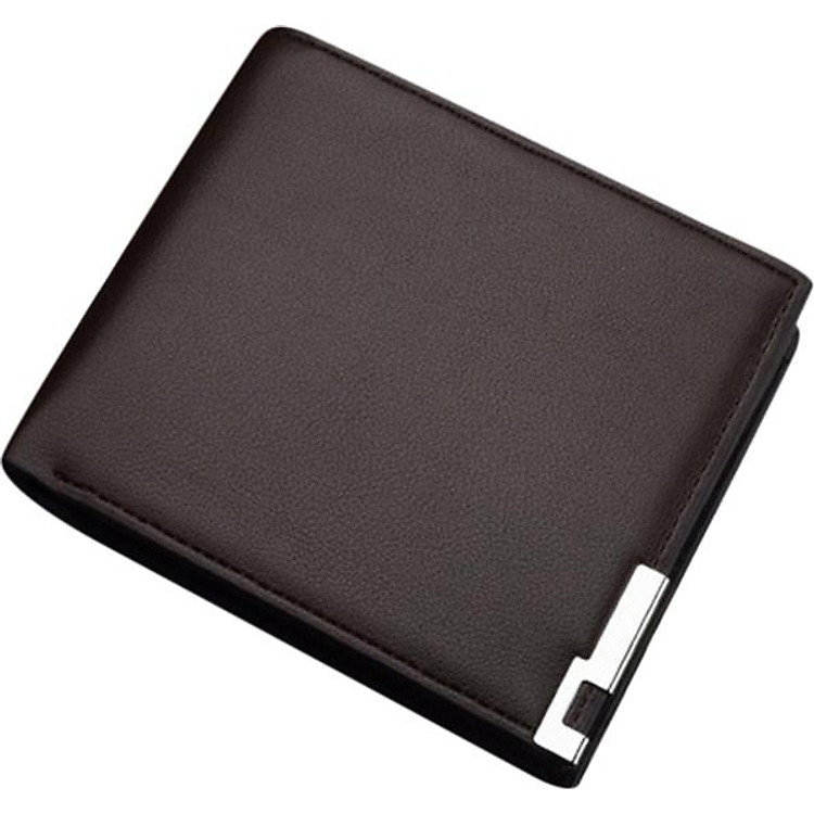 Ví Nam Cao Cấp PRAZA V001N (12 x 9.5 cm) - Nâu