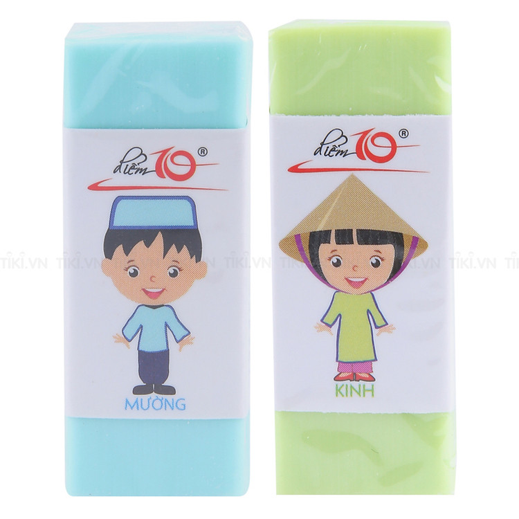 Vỉ 2 Gôm Thiên Long E-015 - Mẫu ngẫu Nhiên