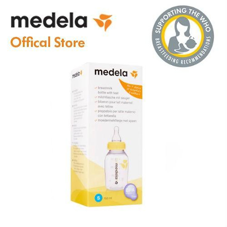 Bình sữa Medela 150ml núm S Giá tốt - Hình ảnh 3