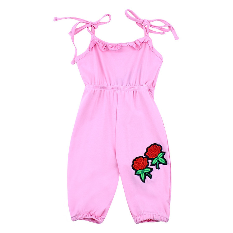 Bộ Jumsuit Bé Gái BONCHOP BBG-8092517HP - Hồng