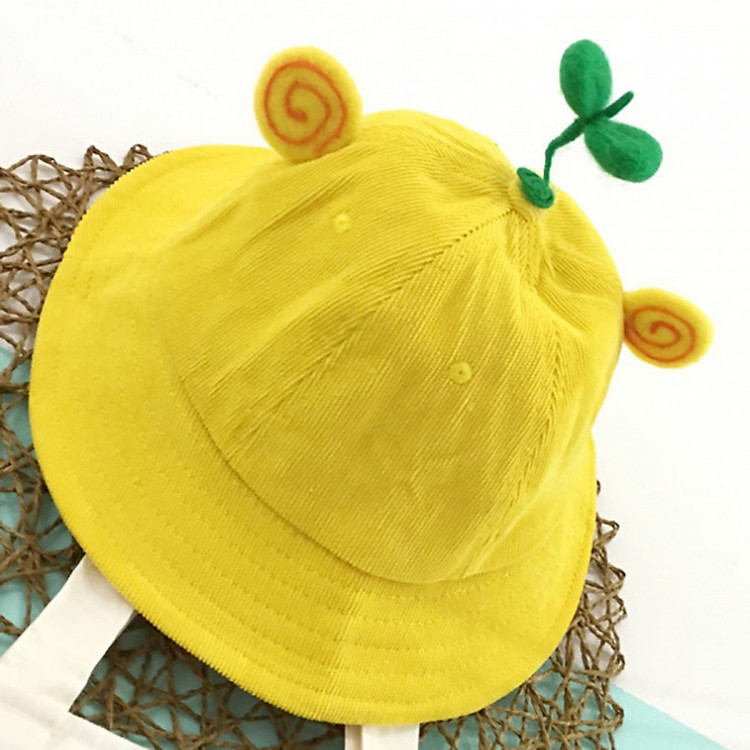 Nón mầm cây siêu đáng yêu màu vàng
