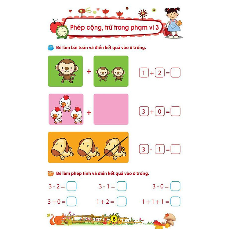 Bé Chuẩn Bị Vào Lớp 1 - Vở Bé Làm Quen Với Toán - Ảnh 6