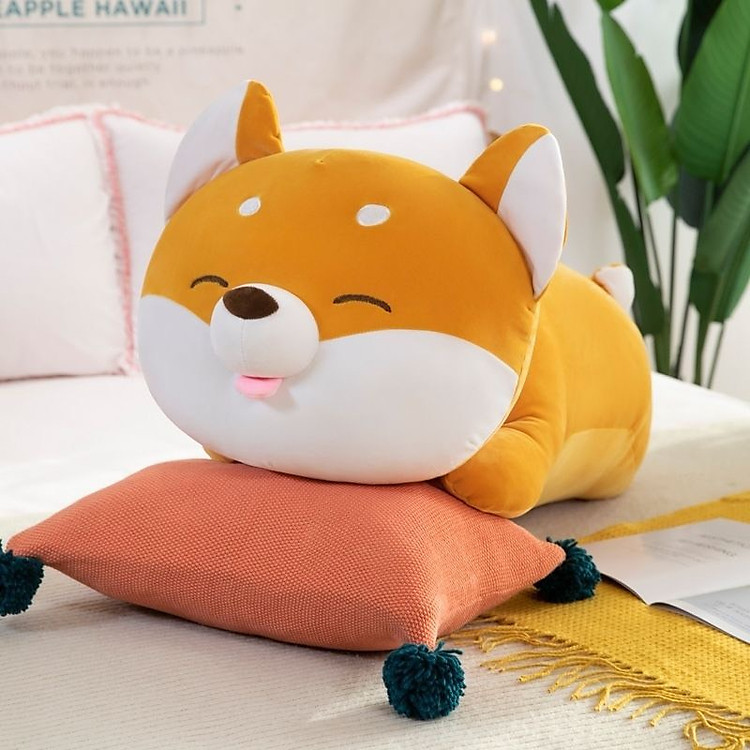 Mua Gấu bông chó Shiba cute 95cm Chính hãng Ưu đãi - Hình ảnh 4