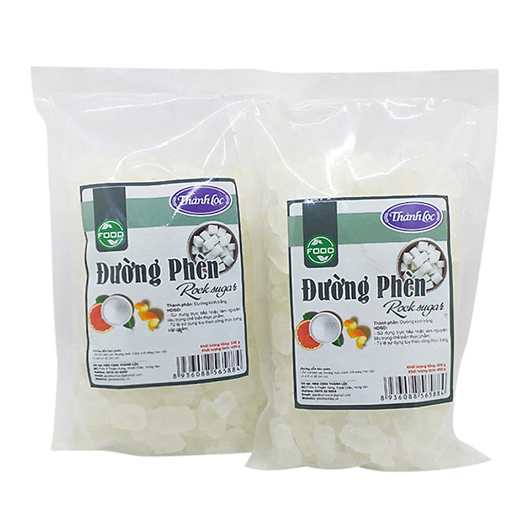Combo 2 Gói Đường Phèn 5% Thành Lộc (500g/gói)