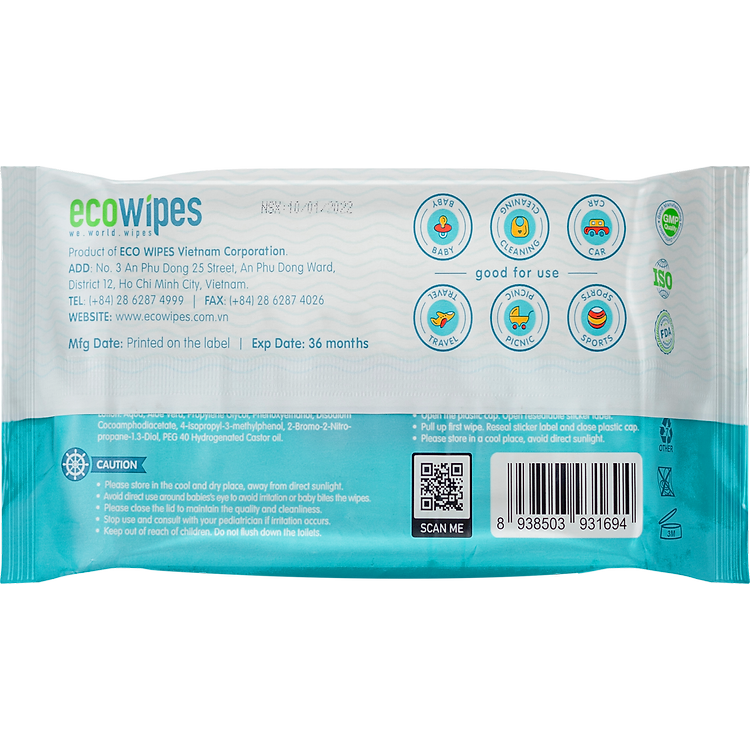 Mua Thùng 10 gói khăn ướt Happy Kids Tiết kiệm - Hình ảnh 5