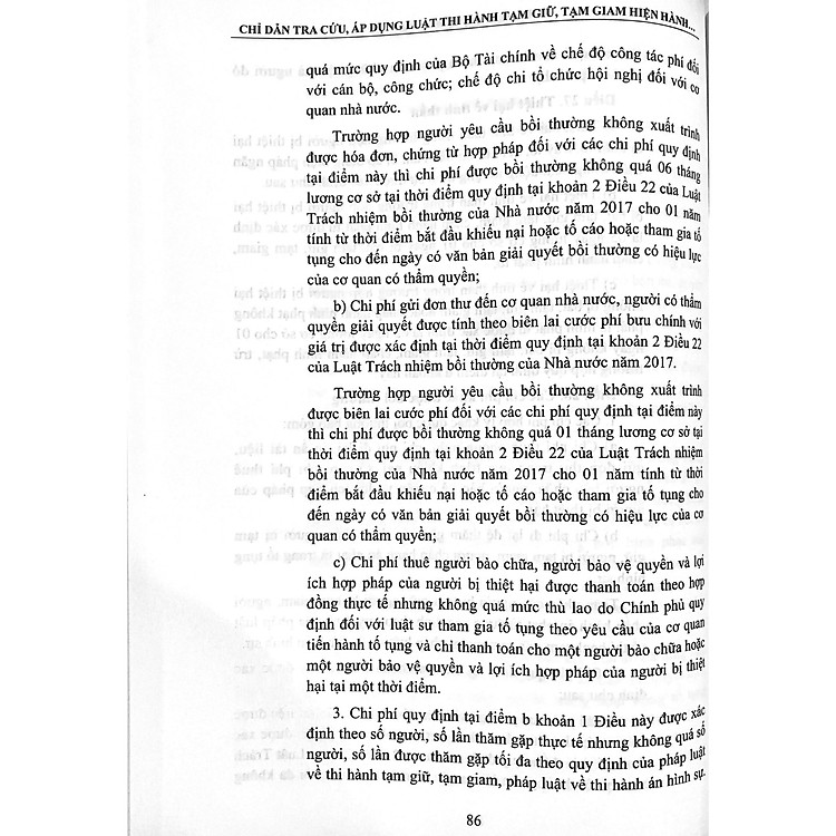 Chỉ dẫn tra cứu, áp dụng luật thi hành tạm giữ, tạm giam hiện hành - Ảnh 7