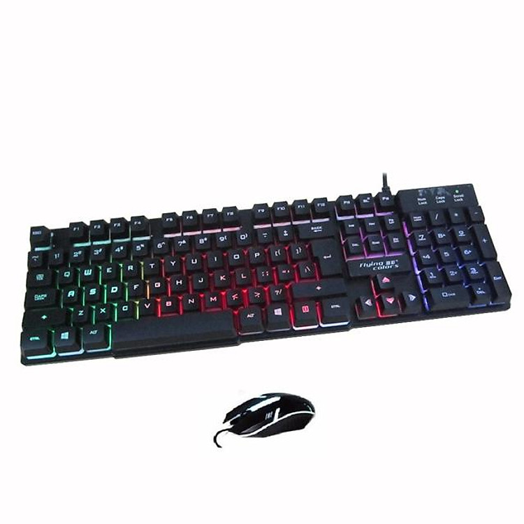 Bàn Phím LED Giả Cơ Chuyên Game K8 3621 và chuột K8 3621 - Tặng tấm lót chuột