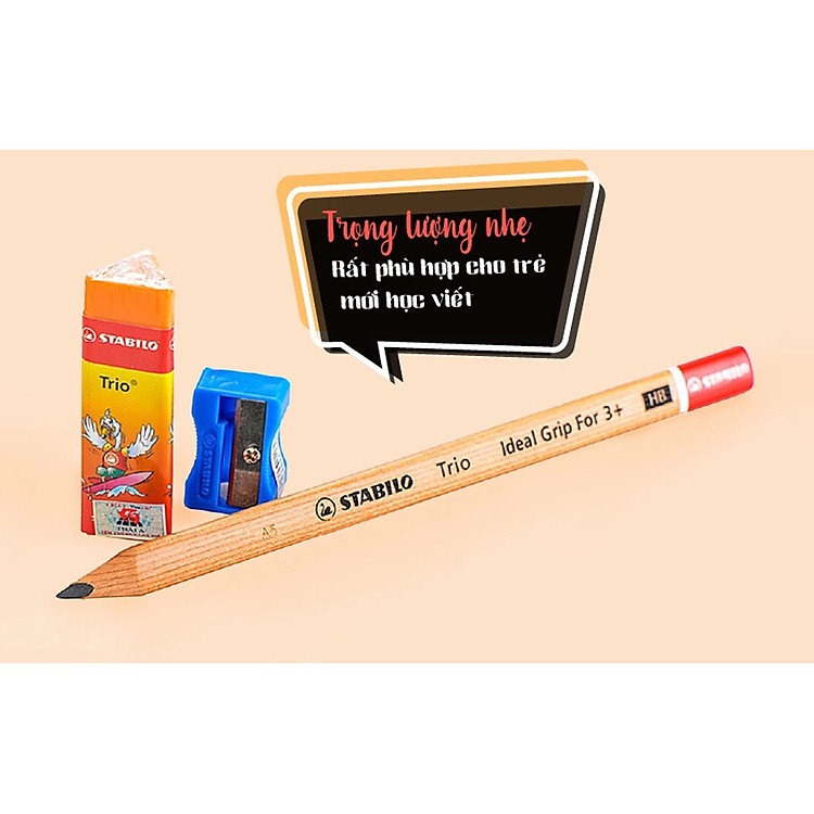 Bộ Bút Chì Gỗ STABILO Trio Ideal Grip 3+ (36 cây) - Ảnh 2