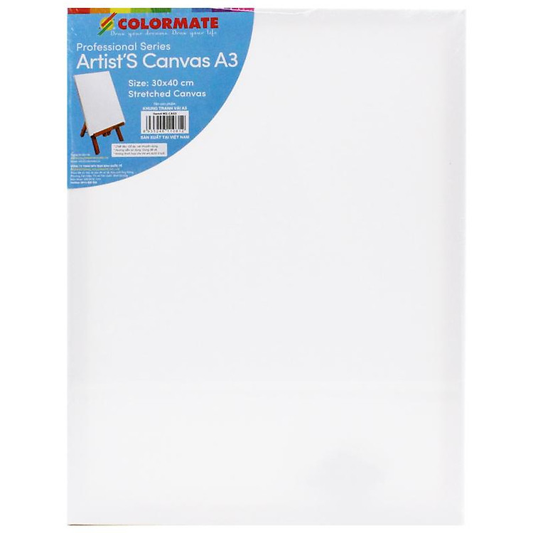 Khung Tranh Vải A3 Artist's Canvas Colormate MS-CA03 - Ảnh 2