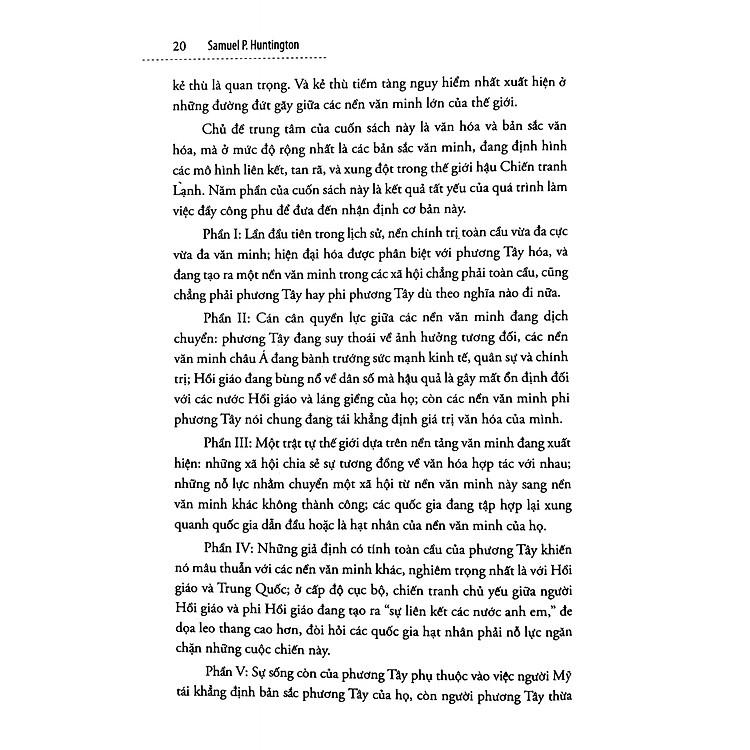 Sự Va Chạm Giữa Các Nền Văn Minh Và Sự Tái Lập Trật Tự Thế Giới (Tái Bản 2023) - Ảnh 3