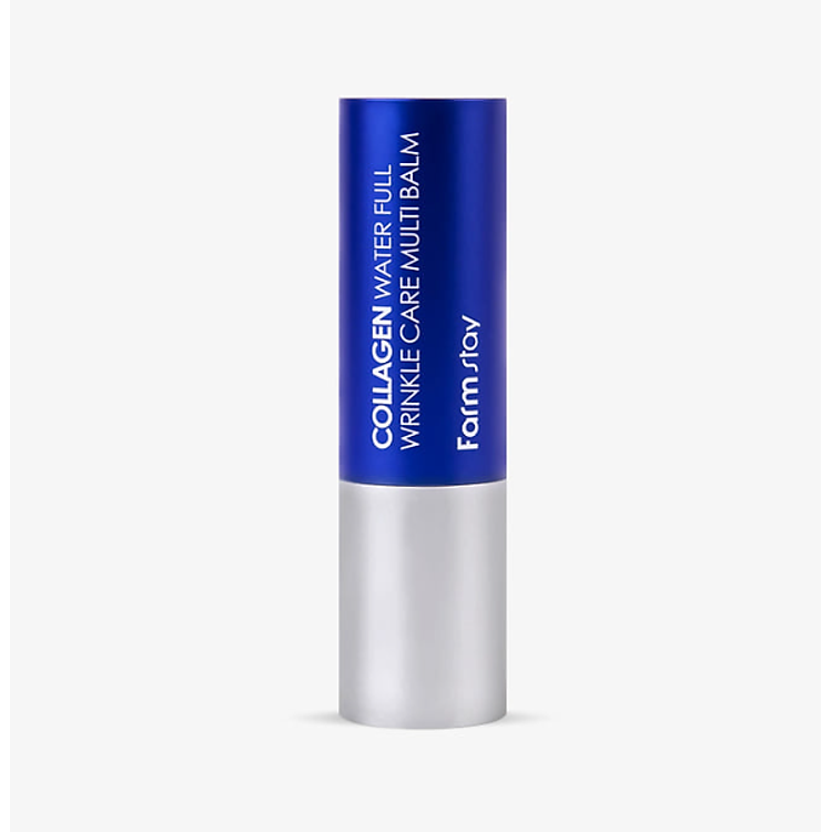 Thanh lăn chống nhăn Collagen _ Farmstay Collagen Water Full Wrinkle Care Multi Balm