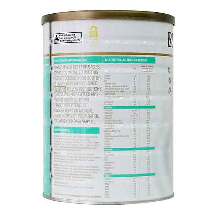 Sữa Blackmores Newborn số 1 900g - Hình ảnh 2