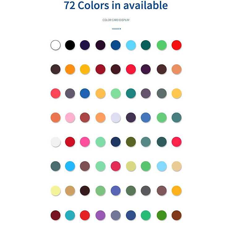 Bộ Bút Chì Hộp Sắt 72 Màu - Ảnh 7