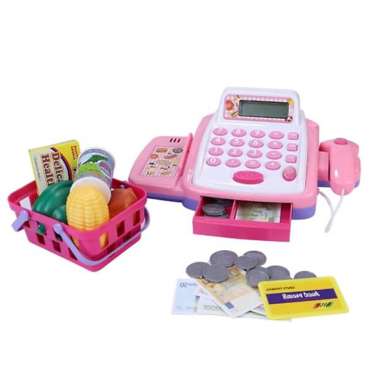 Bộ Đồ Chơi Duka - Máy Tính Tiền Hồng Chính hãng Giá tốt - Hình ảnh 3
