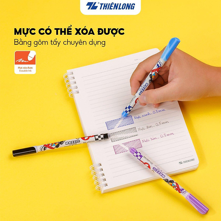 Bút gel xóa được Mazzic Thiên Long GELE-006 (Combo 5) - Ảnh 6