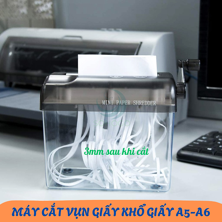 Máy Cắt Giấy A4 Cầm Tay – Xám