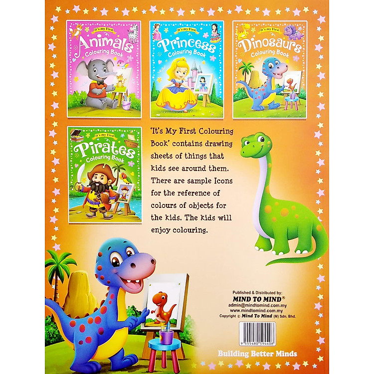 It’s My First Dinosaurs Colouring Book - Ảnh 4