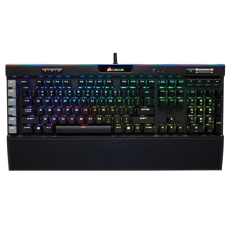 Bàn Phím Cơ Gaming Có Dây CORSAIR K95 Platinum RGB MX Brown CH-9127012-NA - Hàng Chính Hãng