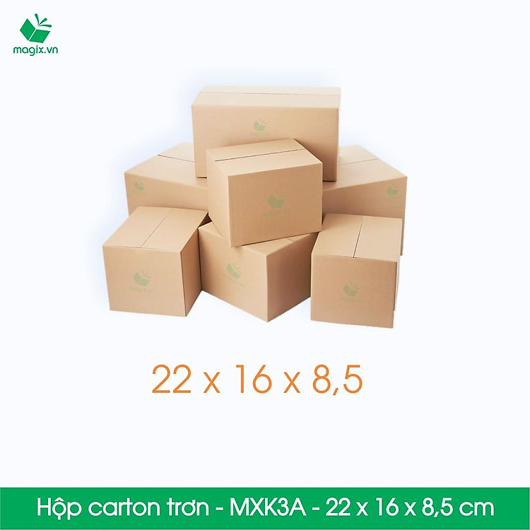 Thùng Hộp Carton MXK3A (22x16x8,5 cm) - Ảnh 5