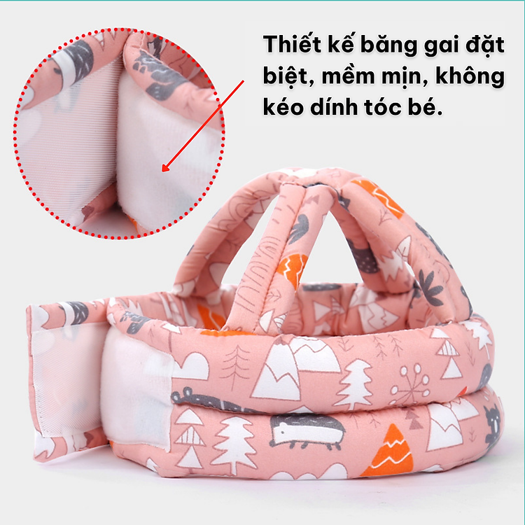 Nón Bảo Vệ Đầu Cho Bé Tập Đi Chính hãng Tiết kiệm - Hình ảnh 2
