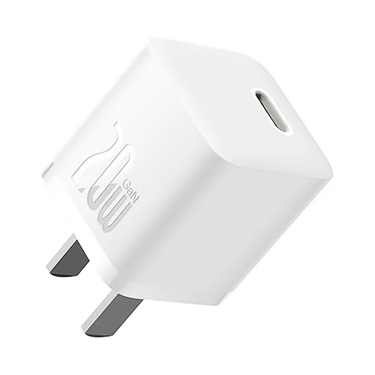Cốc sạc Baseus GaN5 Fast Charger (Mini) 1C 20W CN Amber (hàng chính hãng)