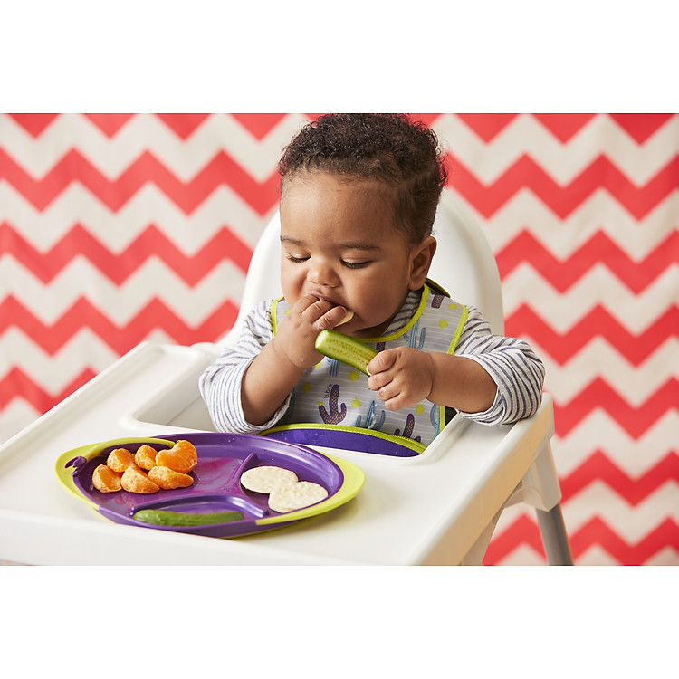 Dĩa đựng thức ăn cho bé - Tím Chính hãng Tiết kiệm - Hình ảnh 2