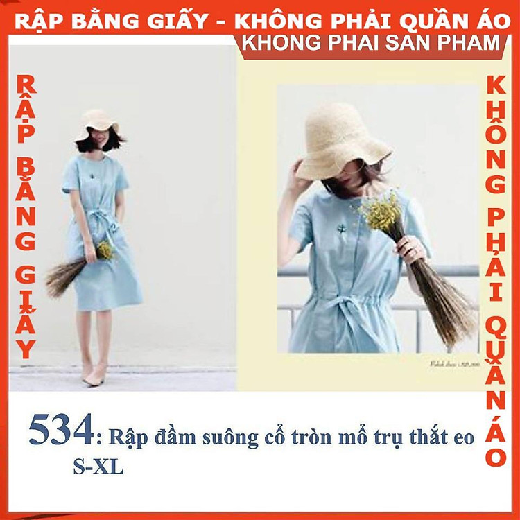 Rập giấy mã 534 (BẢN VẼ) A0 KB Handade - Ảnh 2