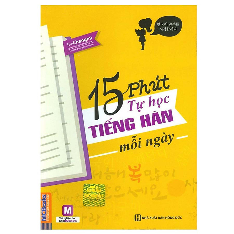 Sách 15 Phút Tự Học Tiếng Hàn Mỗi Ngày