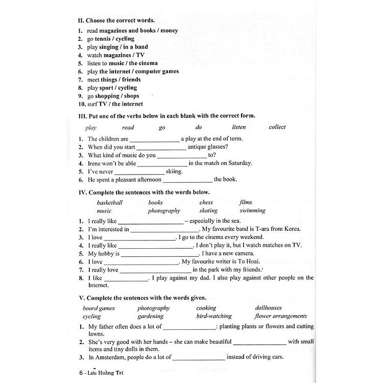 Bài Tập Tiếng Anh Lớp 7 - Không Đáp Án - Bám Sát SGK Kết Nối - Ảnh 2